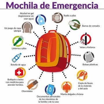 mochila de emergencia